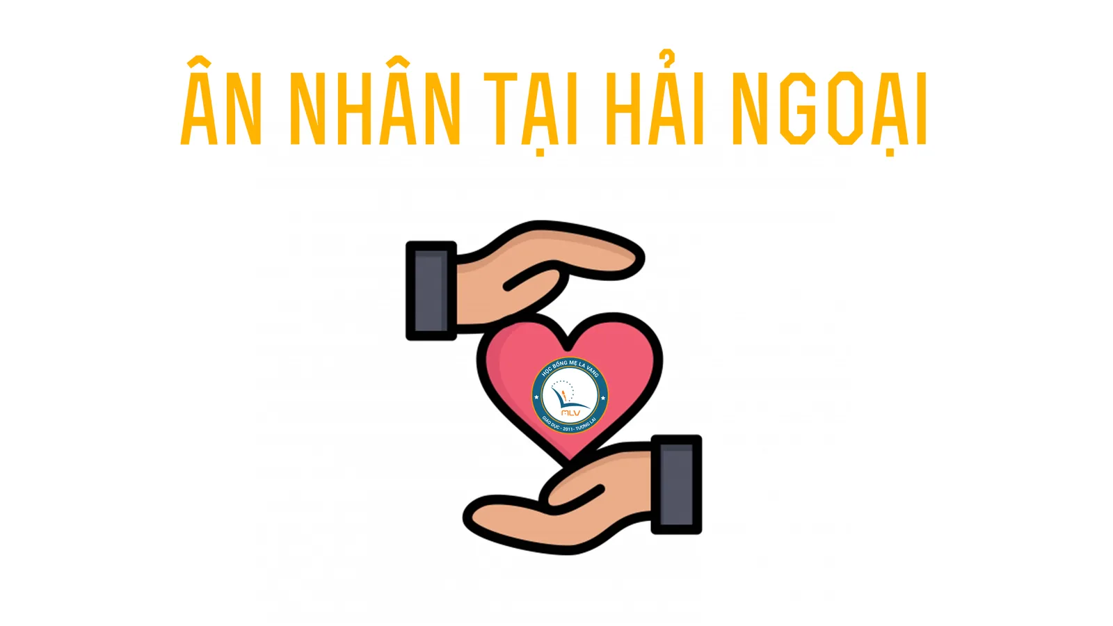 Danh sách ân nhân Học bổng tại hải ngoại